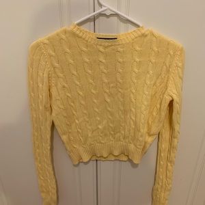 Cute yellow Brandy Melville sweater